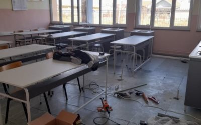 Уредување на кабинетот по природни науки,биологија и хемија