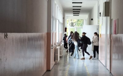 Евакуациска вежба во нашето училиште